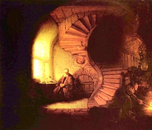 Rembrandt van Rijn - Der Philosoph Rembrandt van Rijn - Der Philosoph
